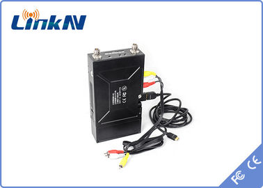 Manpack携帯用AES256 COFDMデジタルのビデオ送信機PSK HDMI及びCVBS H.264の低い遅れAES256の暗号化